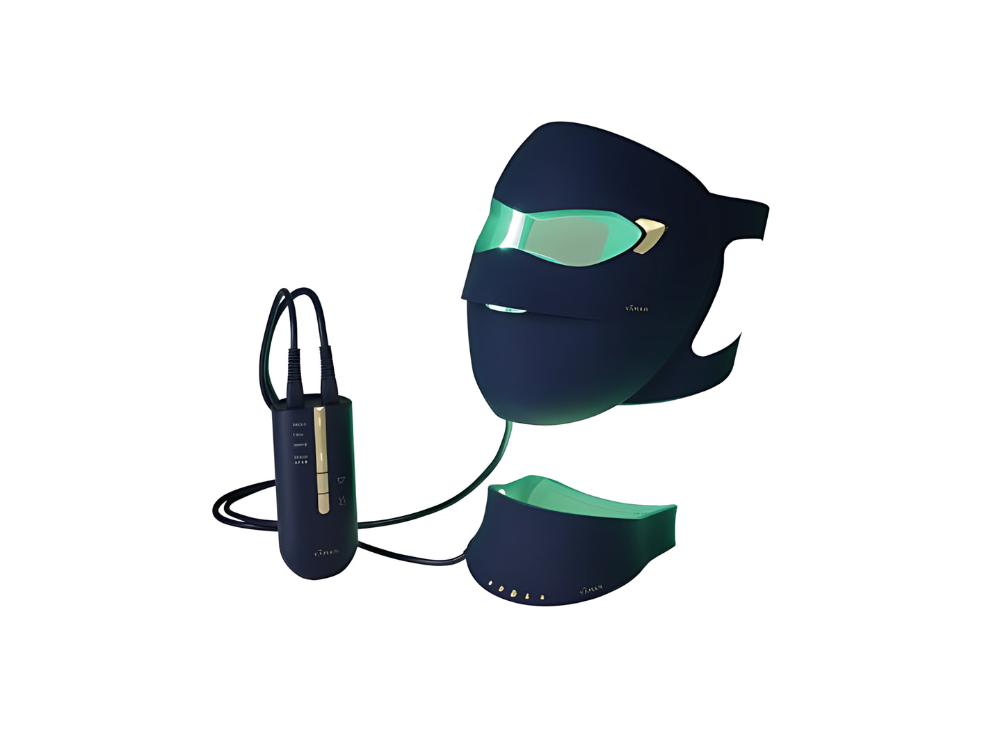 قناع LED أزرق أخضر