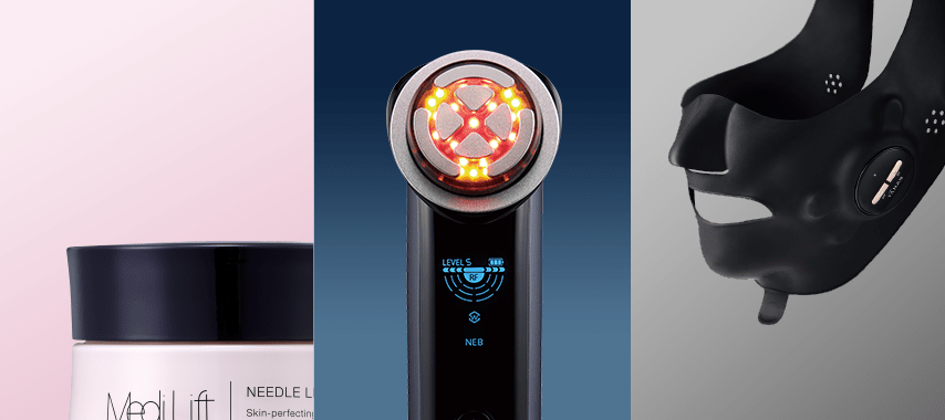 قناع LED أزرق أخضر